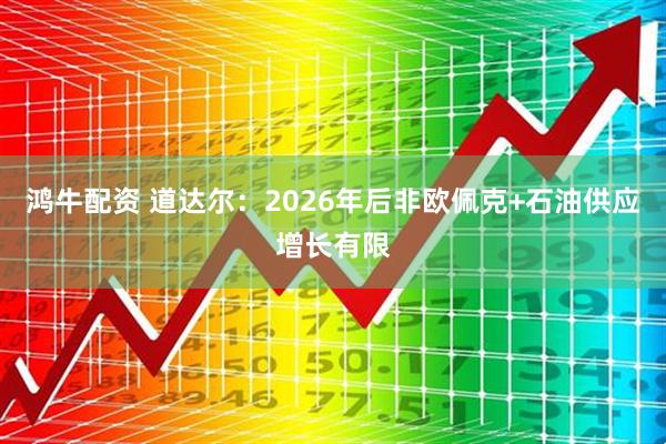 鸿牛配资 道达尔:2026年后非欧佩克+石油供应增长有限