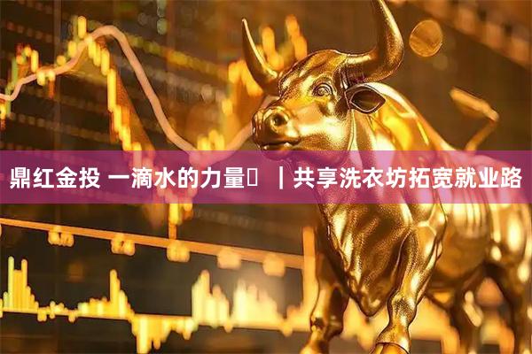 鼎红金投 一滴水的力量㉗|共享洗衣坊拓宽就业路